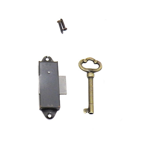 Grandfather Clock Style Lock Brass