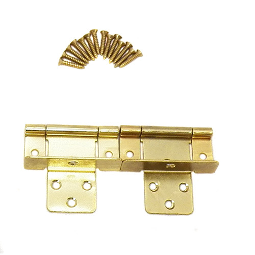 Non-Mortise Chest Hinge Brass (pr)