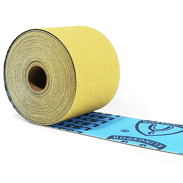 Klingspor Abrasives Gold Roll, 3"x 10MT (32.8FT) 220 Grit, J-Flex Cloth Backed Aluminum Oxide