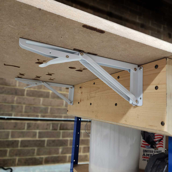Folding Shelf Bracket 12" (Each)