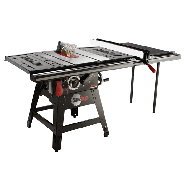 Contractor 1.75HP Saw with 36” Professional T-Glide Fence, Rails & Extension Table