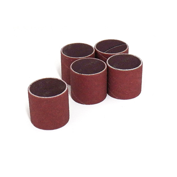 Klingspor Abrasives Aluminum Oxide Sanding Sleeves, 1"x 1" 100 Grit, 5pk
