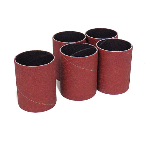 Klingspor Abrasives Aluminum Oxide Sanding Sleeves, 1-1/2"X 2" 100 Grit, 5pk
