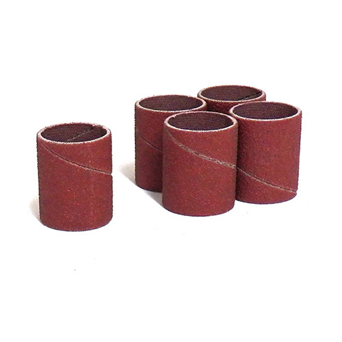 Klingspor Abrasives Aluminum Oxide Sanding Sleeves, 3/4"x 1" 60 Grit, 5pk