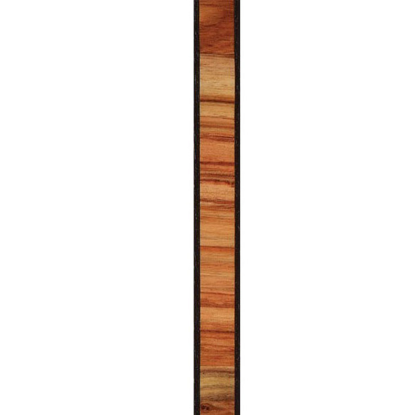 1/2" Inlay, Tulipwood Center w/Black Outside Lines, 2pk