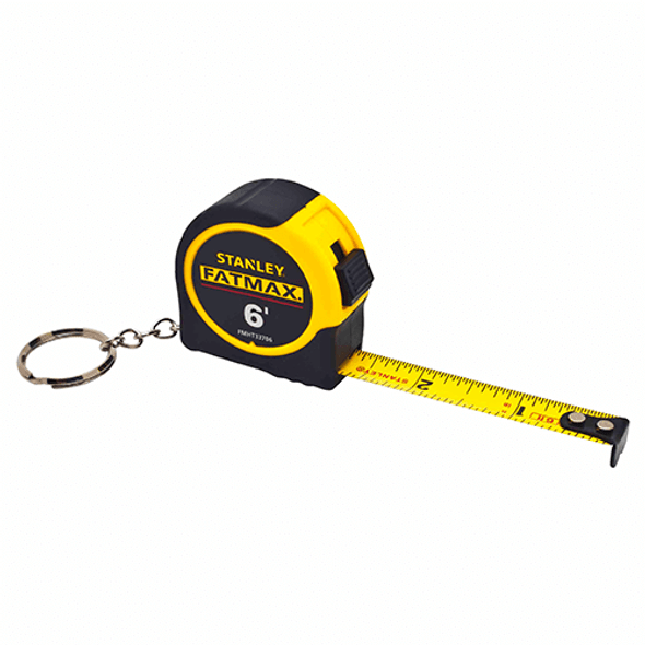 Stanley Key Chain Tape Measure 6'