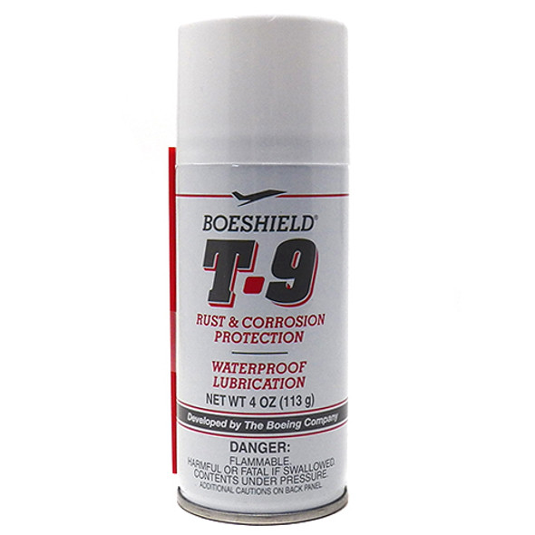 Boeshield T-9 Waterproof Lubricant Aerosol 4oz Boeshield T-9 Waterproof Lubricant Aerosol 4oz