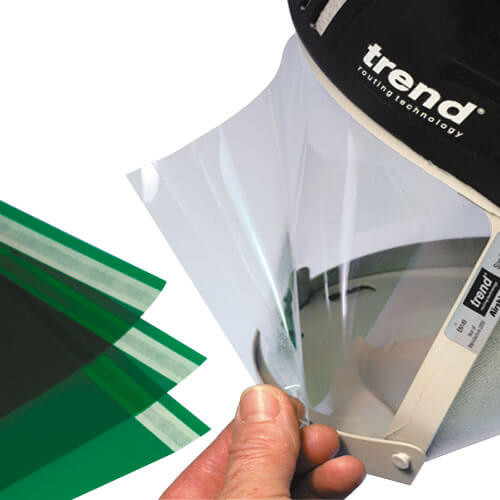 Trend AIRPRO Face Shield Visor Overlay 10pk