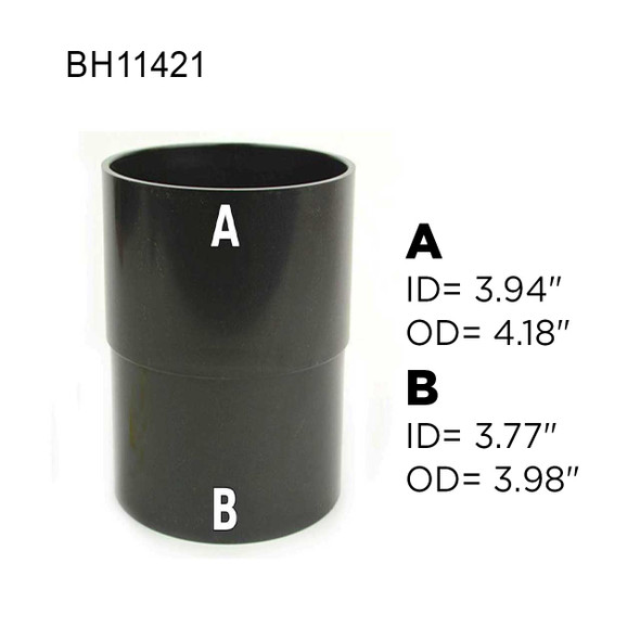 4" Plastic Coupling For Fittings