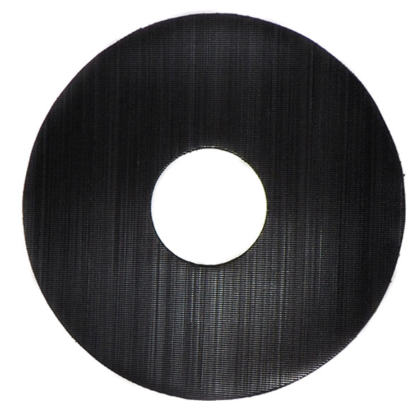 10" Disc With 3" Center Hole PSA Backed Black Hook For Hook & Loop Discs