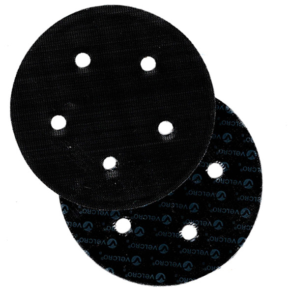 5"x 5 Hole, PSA Backed, Black Hook Discs, For Hook & Loop Backer Pads, 5pk 5"x 5 Hole, PSA Backed, Black Hook Discs, For Hook & Loop Backer Pads, 5pk