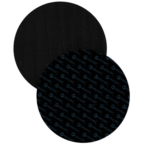 5"x No Hole, PSA Backed, Black Hook Discs, For Hook & Loop Backer Pads, 5pk