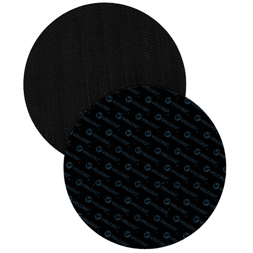 6"x No Hole, PSA Backed, Black Hook Discs, For Hook & Loop Backer Pads, 5pk