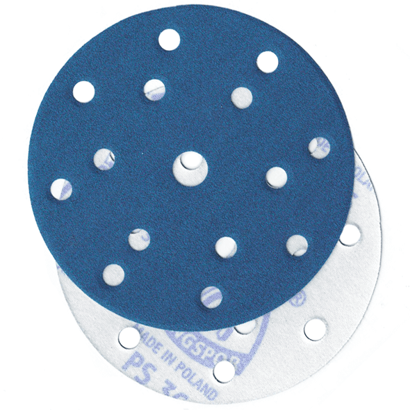 6"X 15 Hole AZ-Plus 60 Grit H&L 50pk