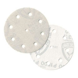 Klingspor Abrasives Extra Stearate Aluminum Oxide, 5"x 9 Hole, Hook & Loop, 240 Grit Discs, 10pk