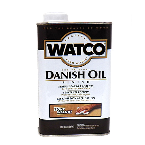 Watco Danish Oil, Light Walnut, Quart