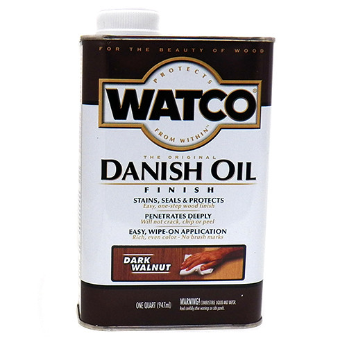 Watco Danish Oil, Dark Walnut, Quart