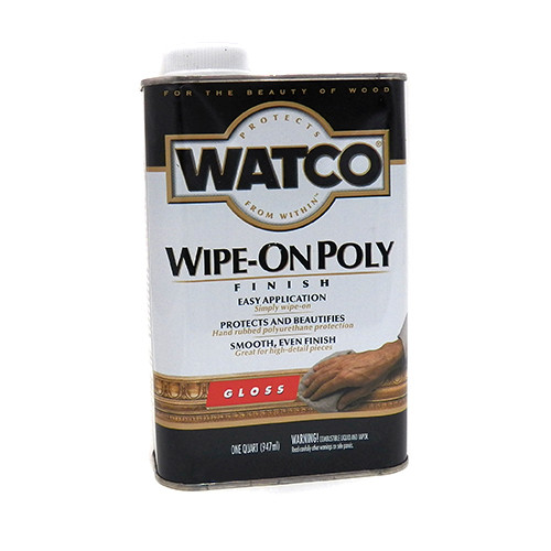 Watco Wipe-On Polyurethane, Gloss, Quart