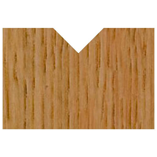 V-Groove 1/4D X 1/8PL X 1/4SH