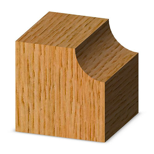 Cove 1/4R X 1/2CL X 1/4SH