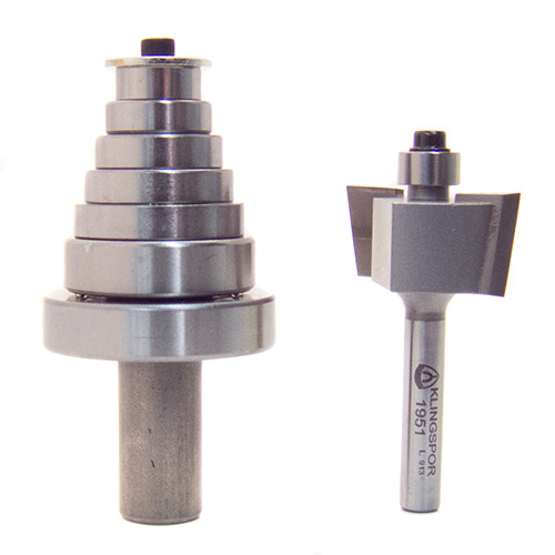 Rabbeting Bit & Bearing Set 1/4CH