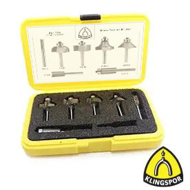 Basic Router Bit Set 1/4" Shank