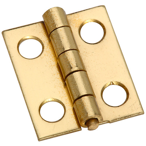 3/4"X5/8" Brass Narrow Hinge 4pk