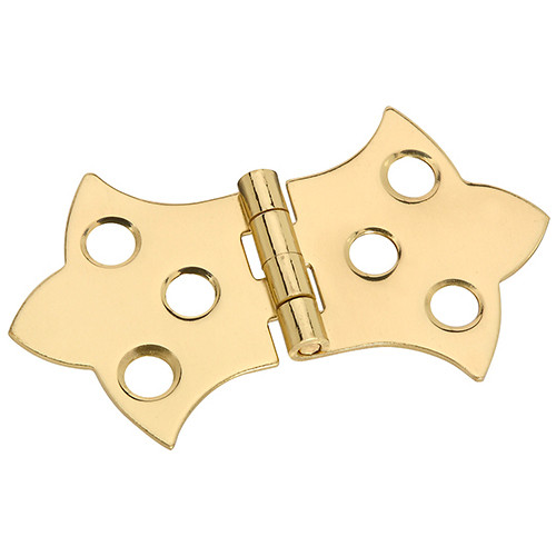 1-5/16"X2-1/4" Brass Hinge 2pk