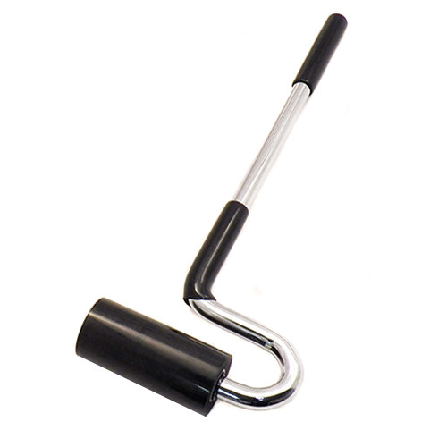 J-Roller For Veneers & Laminates, 3"x 14" Solid Rubber Roller