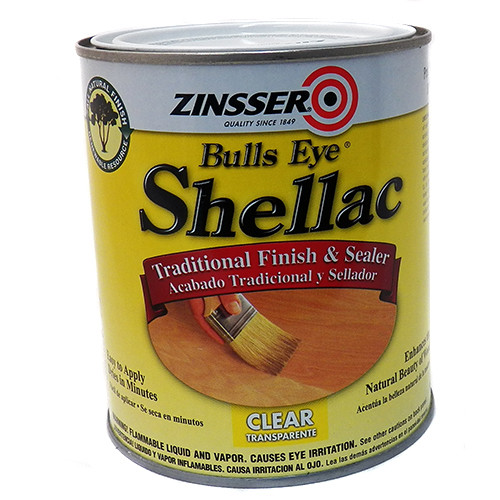 Zinsser Bulls Eye Shellac, Clear Quart