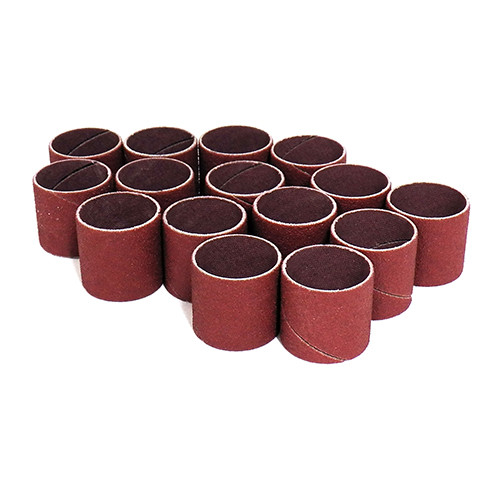 Klingspor Abrasives Aluminum Oxide Sanding Sleeves, 1"x 1" 15pk Assortment