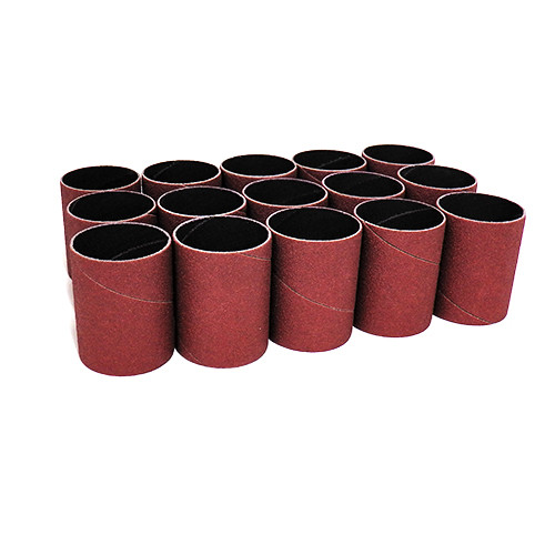 Klingspor Abrasives Aluminum Oxide Sanding Sleeves, 1-1/2"x 2" 15pk Assortment