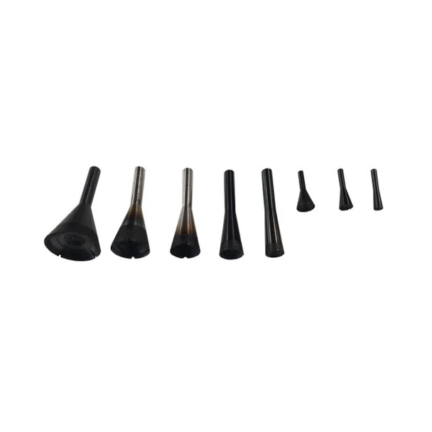 Manpa Concave Eye Cutters 8pc Set 1/4" Shank