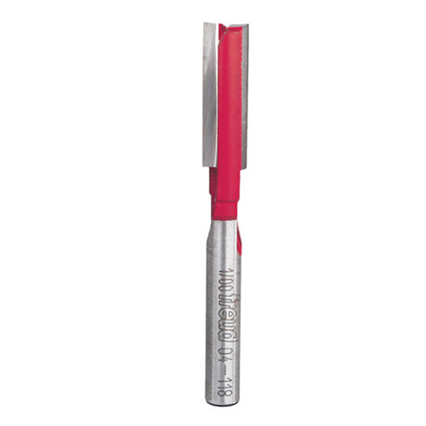 Freud Double Flute, Straight Bit, 5/16" Diameter, 1" Carbide Height, 1/4" Shank