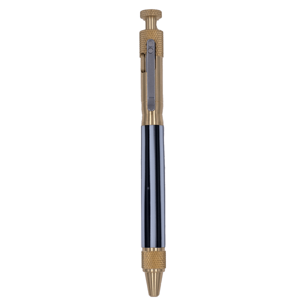 Clip Bolt Action Pen Kit Brass