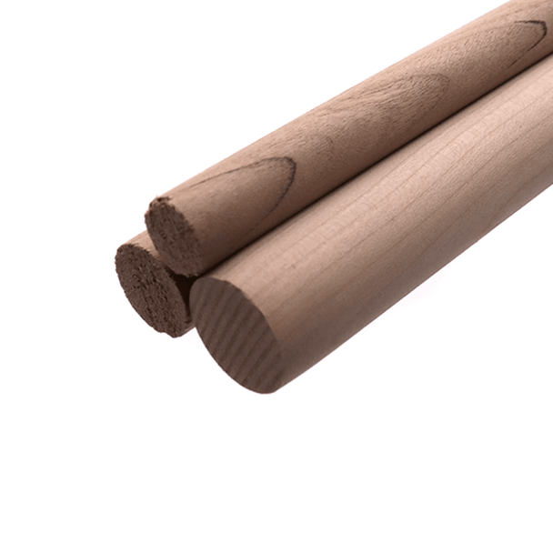 7/8" X 36" Cherry Dowel Rod