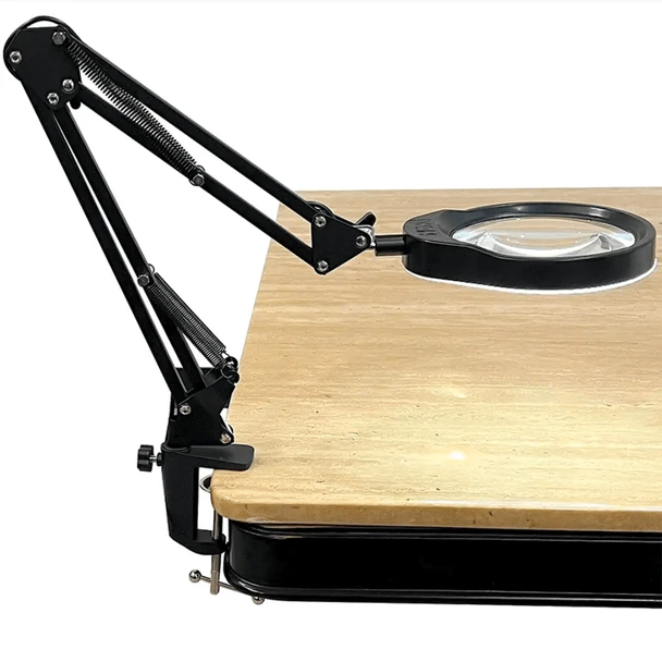 EZ-View LED & Magnifier Desk Lamp