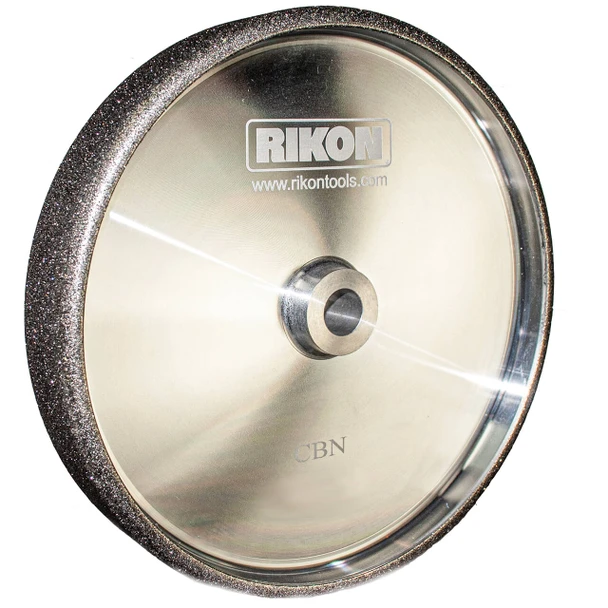 Rikon Pro CBN Wheel 8" x1-1/4" w/ 1/4" Radius 350 Grit