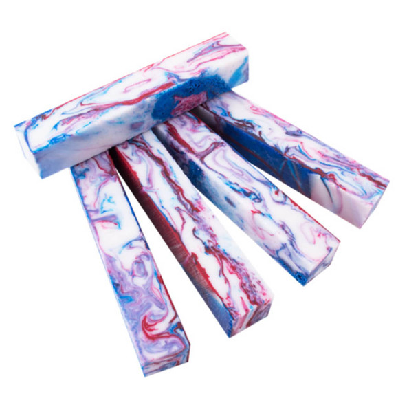 Inlace Acrylester Pen Blank Patriotic Swirl, each