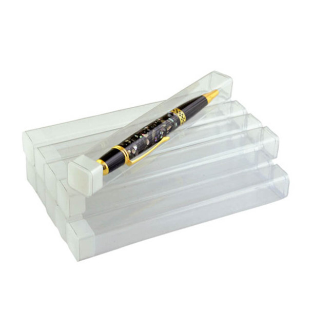 Clear Plastic Tubes for Pens and Scroll Saw Blades