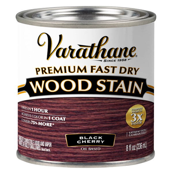 Varathane Premium Fast Dry Wood Stain Black Cherry Half Pint