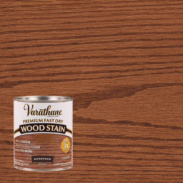 Varathane Premium Fast Dry Wood Stain Gunstock Quart