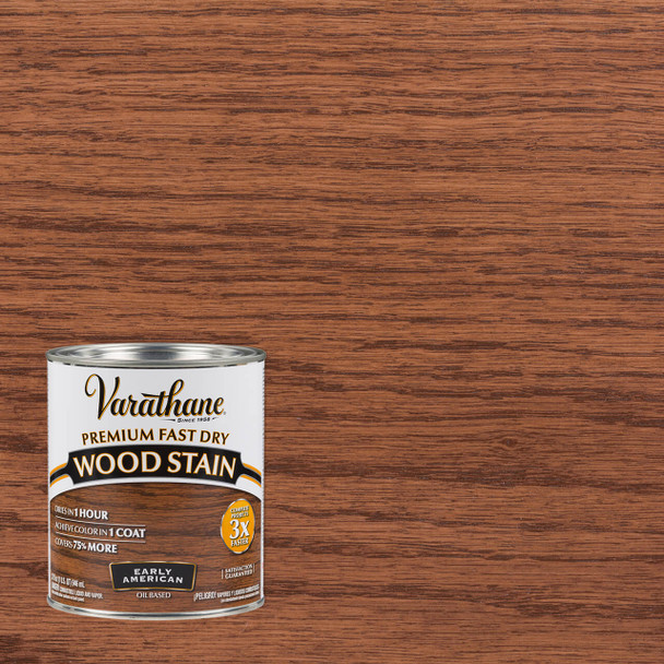 Varathane Premium Fast Dry Wood Stain Early American Quart