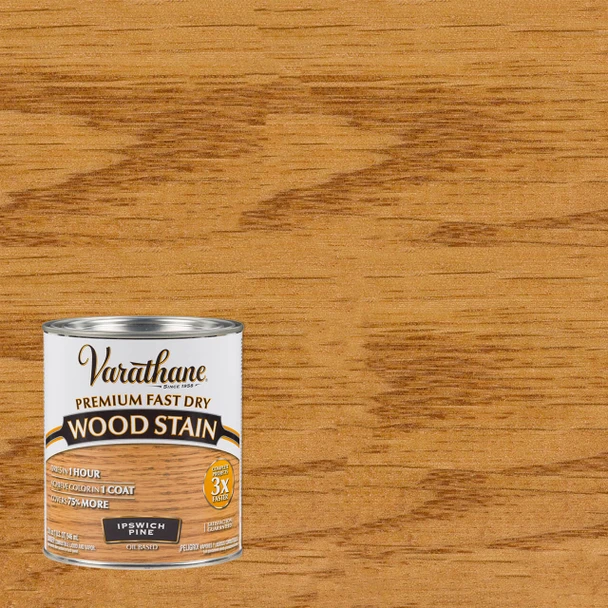 Varathane Premium Fast Dry Wood Stain Ipswich Pine Quart