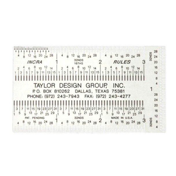 3" x 2" Pocket Rule