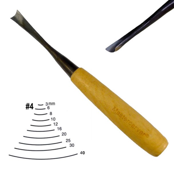 Mastercarver 25mm #4 Gouge