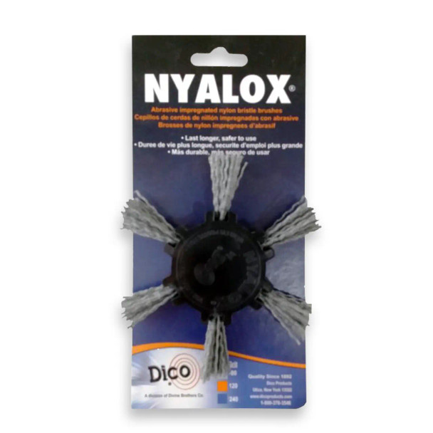 Dico Nyalox Flap Brush 4" Gray 80 Grit