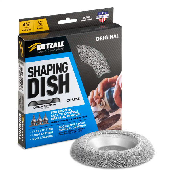Kutzall Original 4-1/2” Dish Wheel, Coarse
