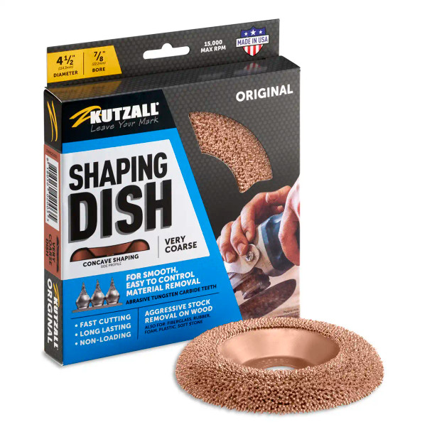 Kutzall 4-1/2" Dish Wheel, Extreme - Very Coarse