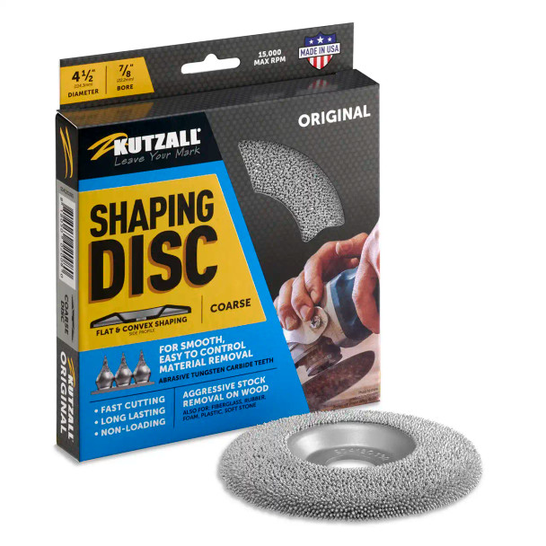 Kutzall Original 4-1/2” Shaping Disc, Coarse